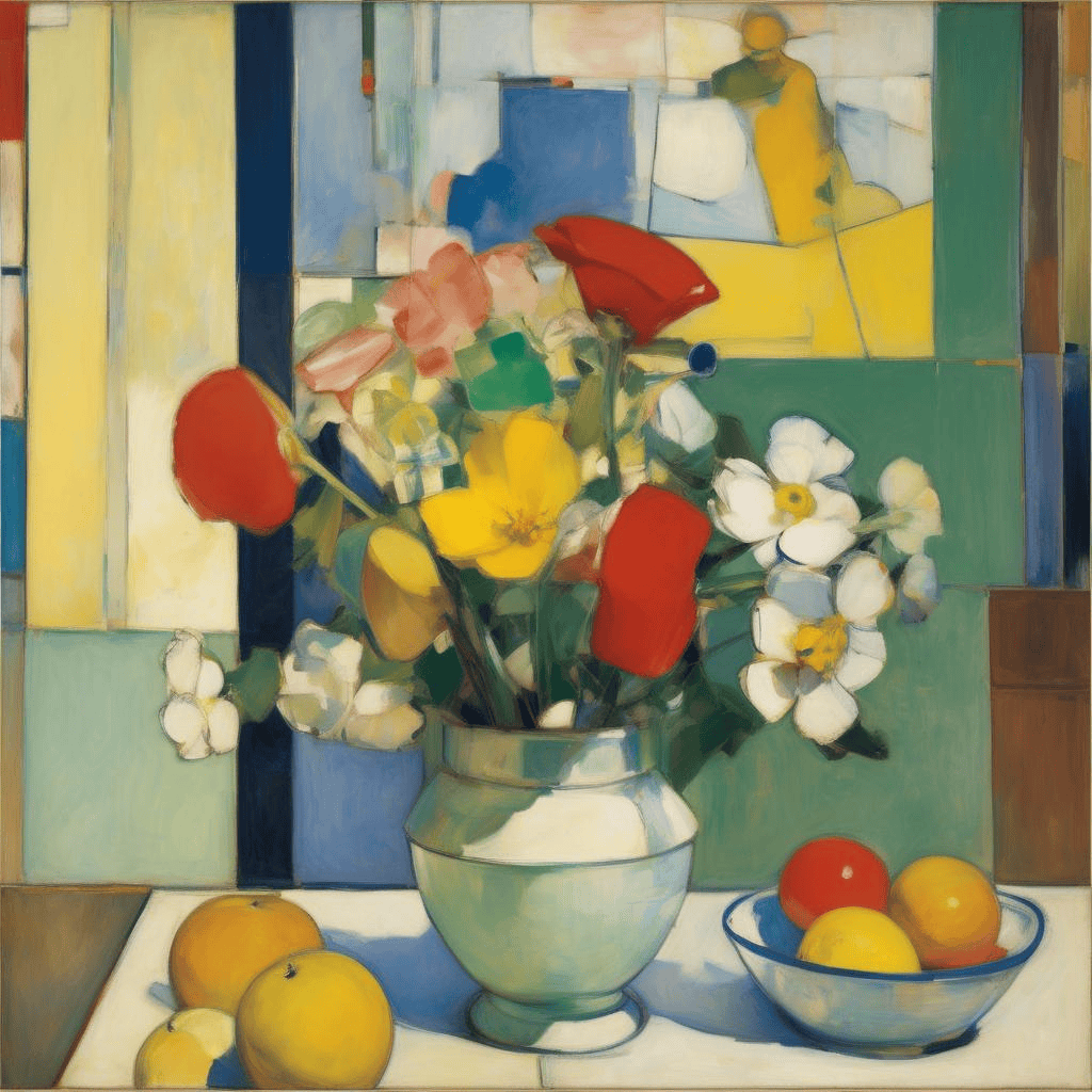 Interior with Flowers – Richard Diebenkorn